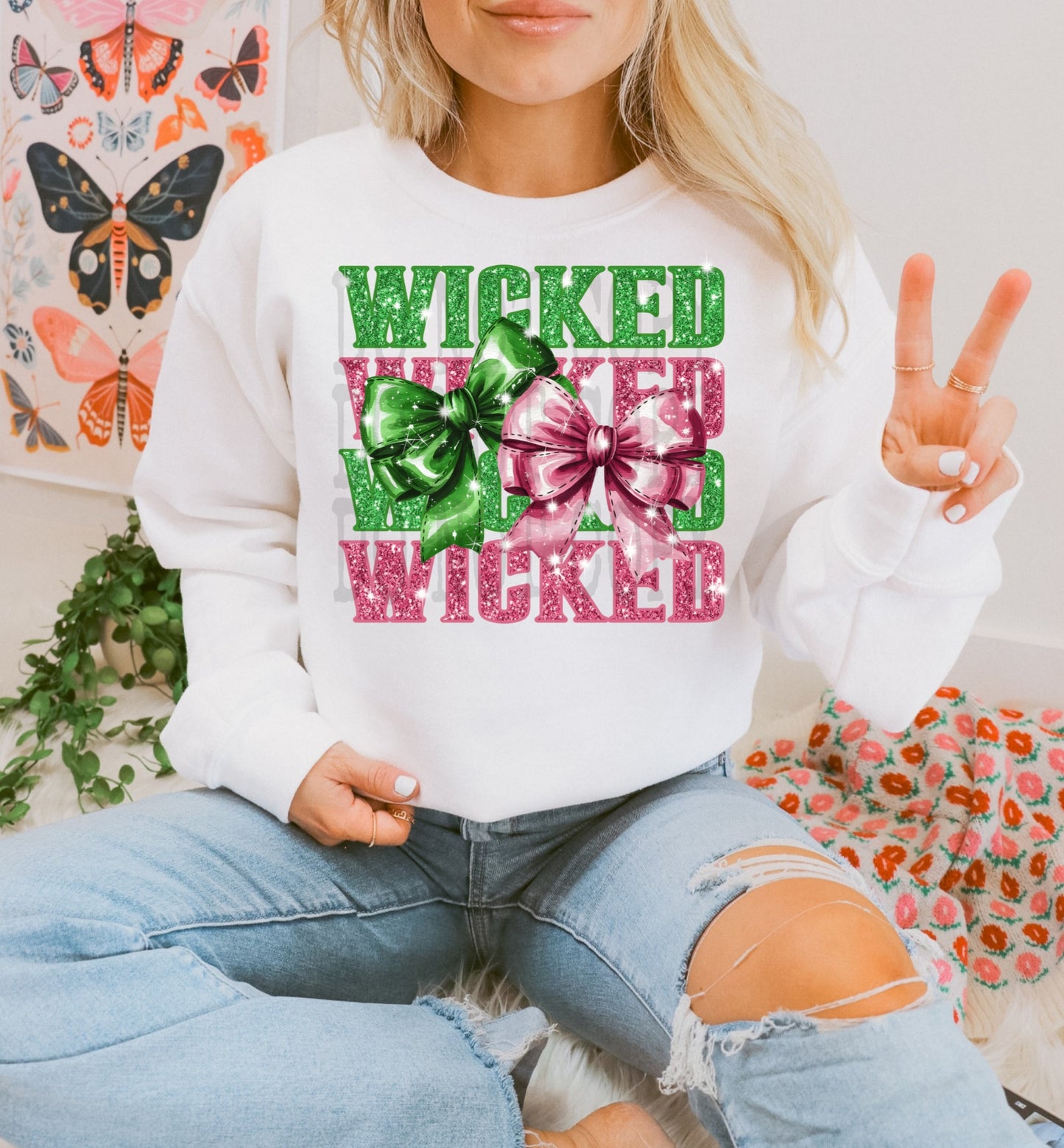 Wicked Stacked Bows Tee