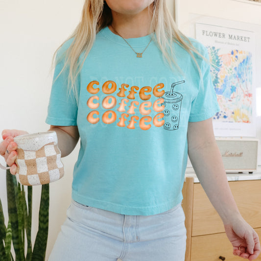 Coffee Stacked Wavy DTF
