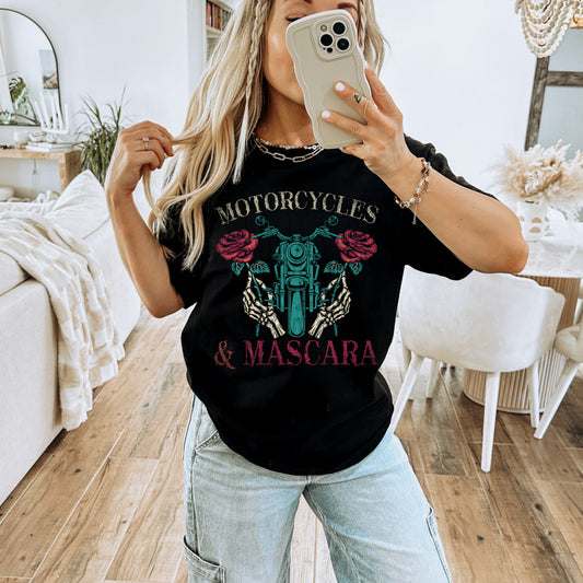 Motorcycles & Mascara DTF