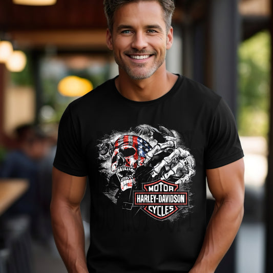 HD Motorcycle 8 Tee