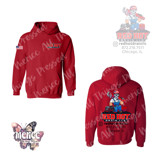 Red Hot Drain LLC Exclusive Hoodie