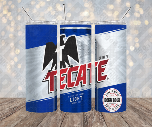 20oz | 30oz Tecate Mexican Beer Tumbler 0071