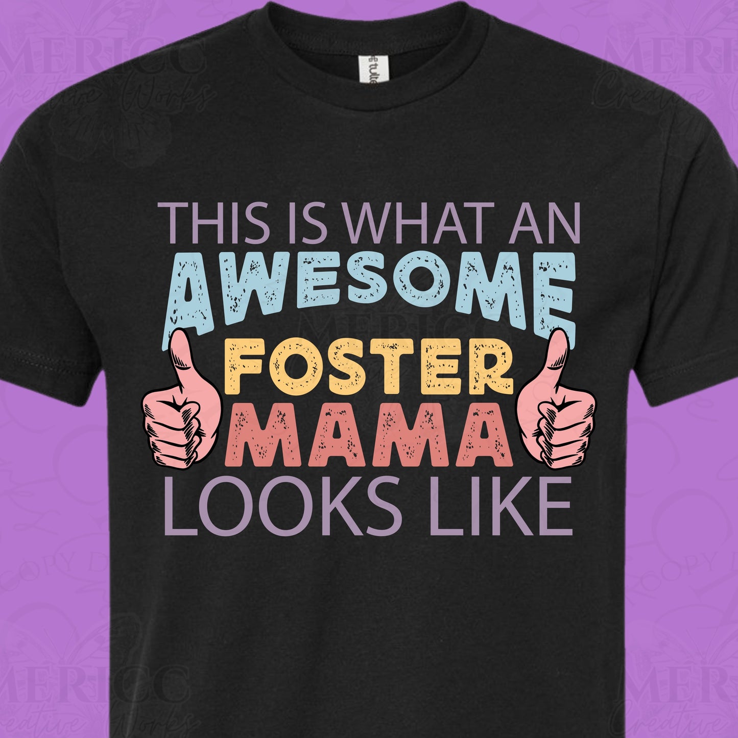 This is What an Awesome Foster Mama Looks Like DTF