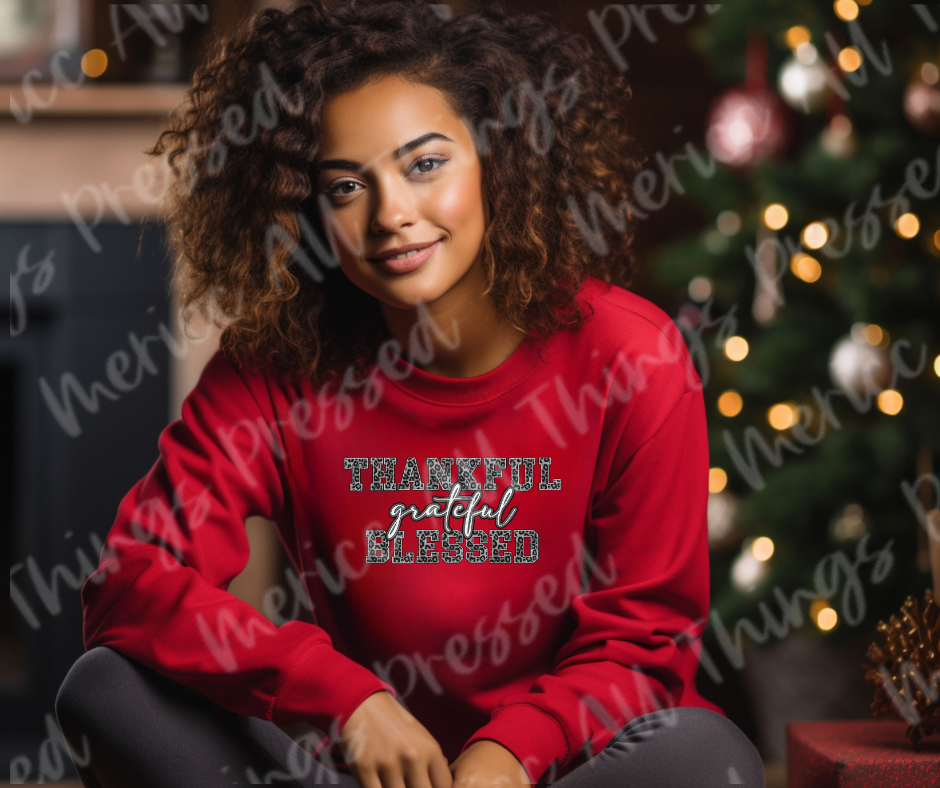 Thankful Grateful Blessed