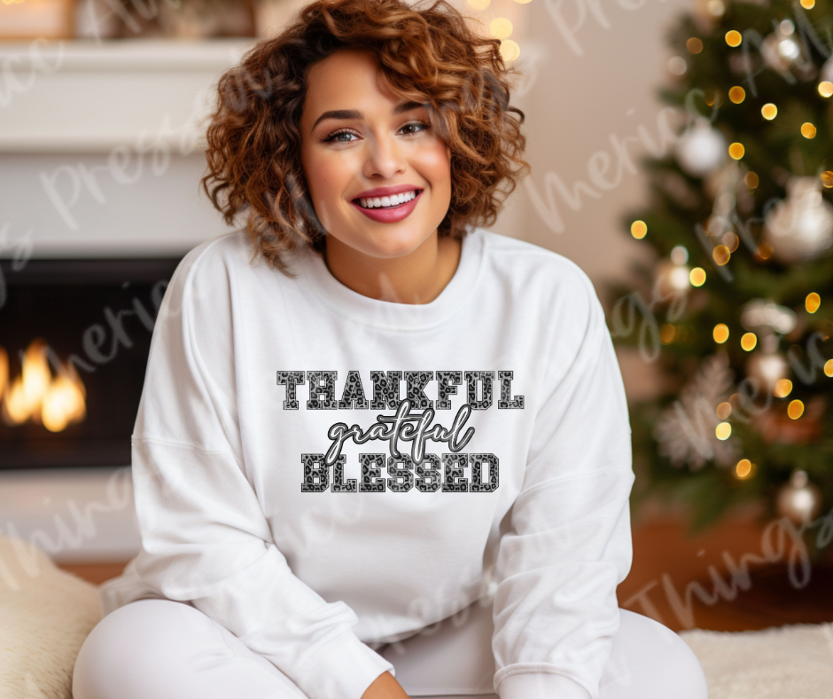 Thankful Grateful Blessed