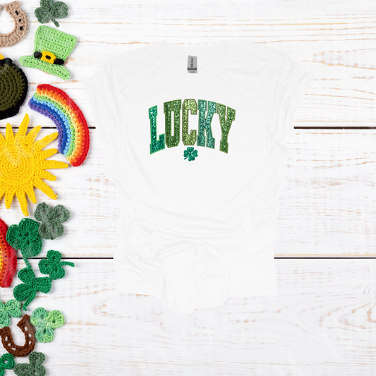 Lucky - Faux Glitter