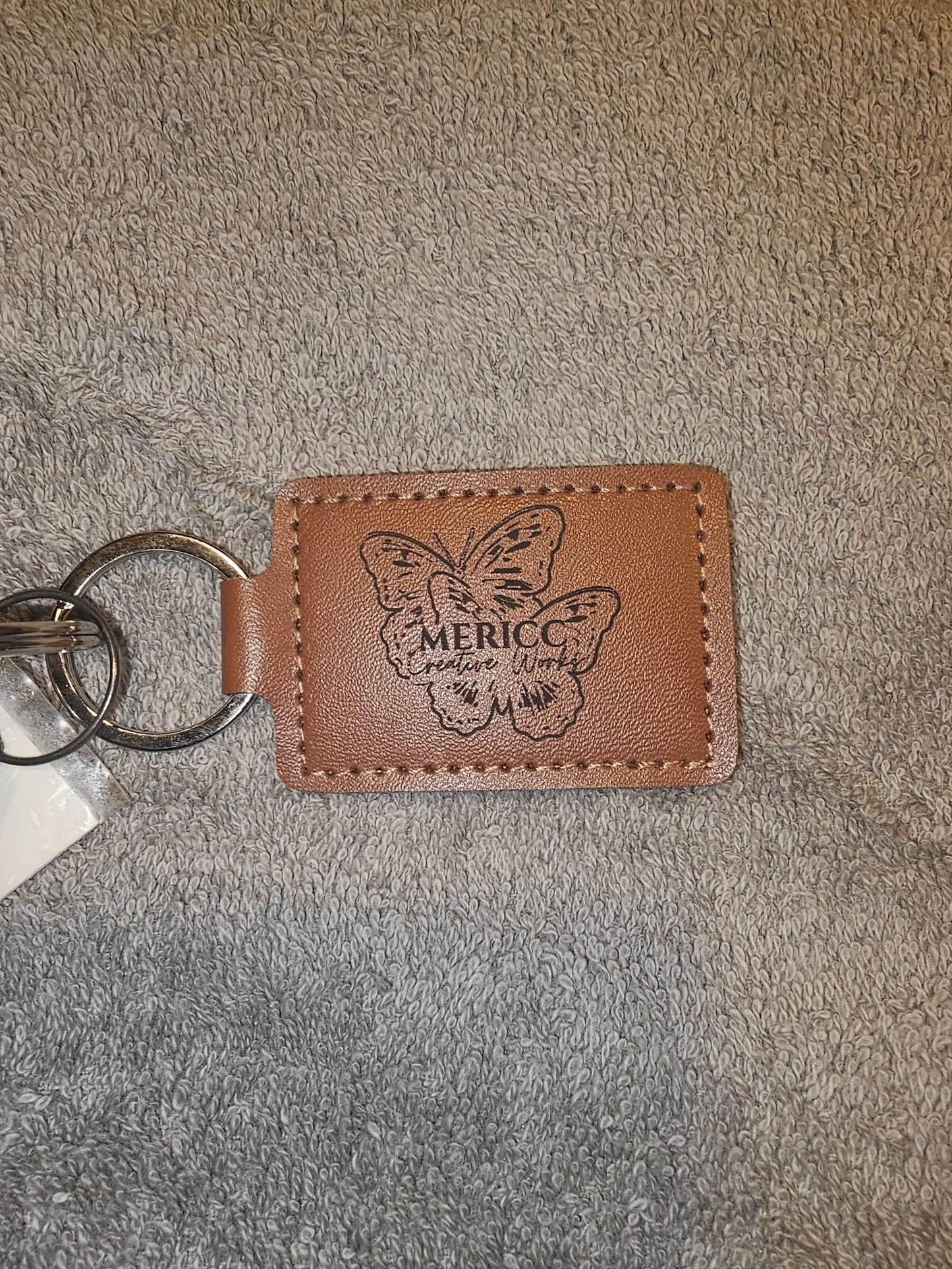 Leather Engraved Key Chain