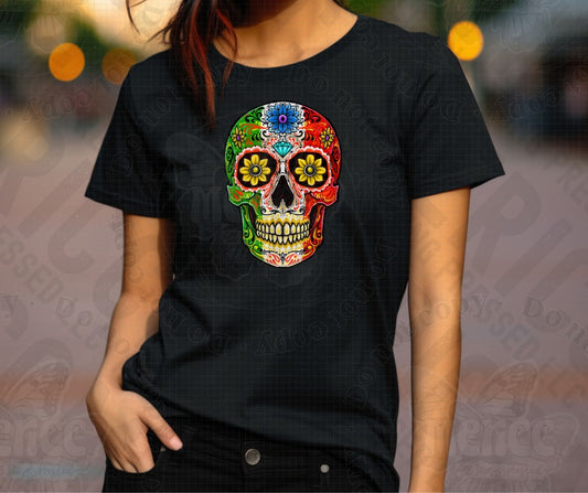 Dia De Los Muertos Skull Tee