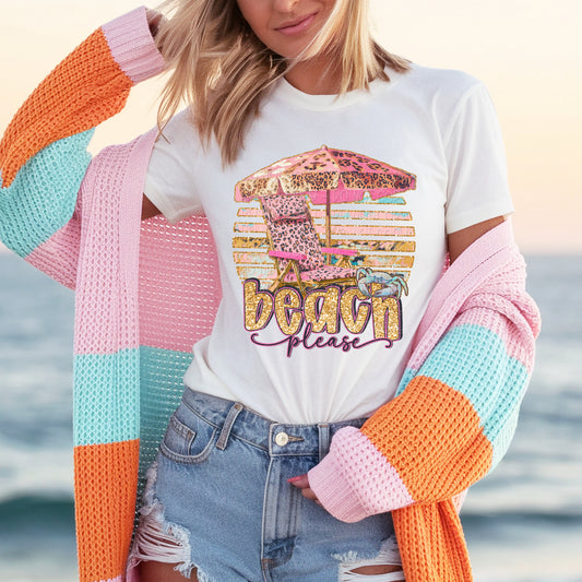 Beach Please Tee