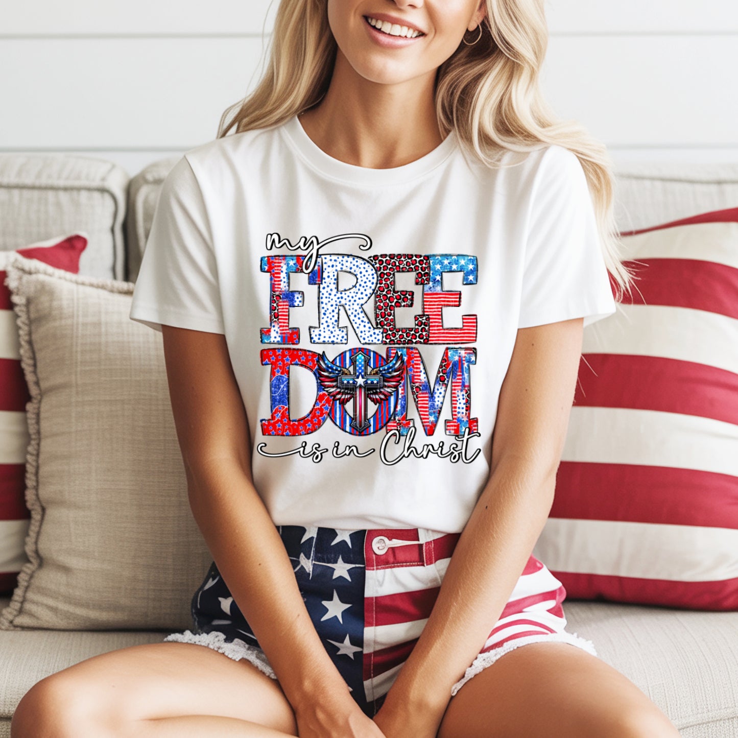 My Freedom Is In Christ Tee