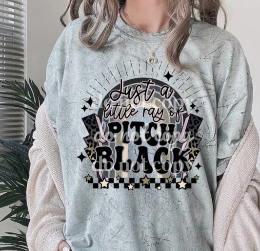 Just a little ray of Pitch Black Tee